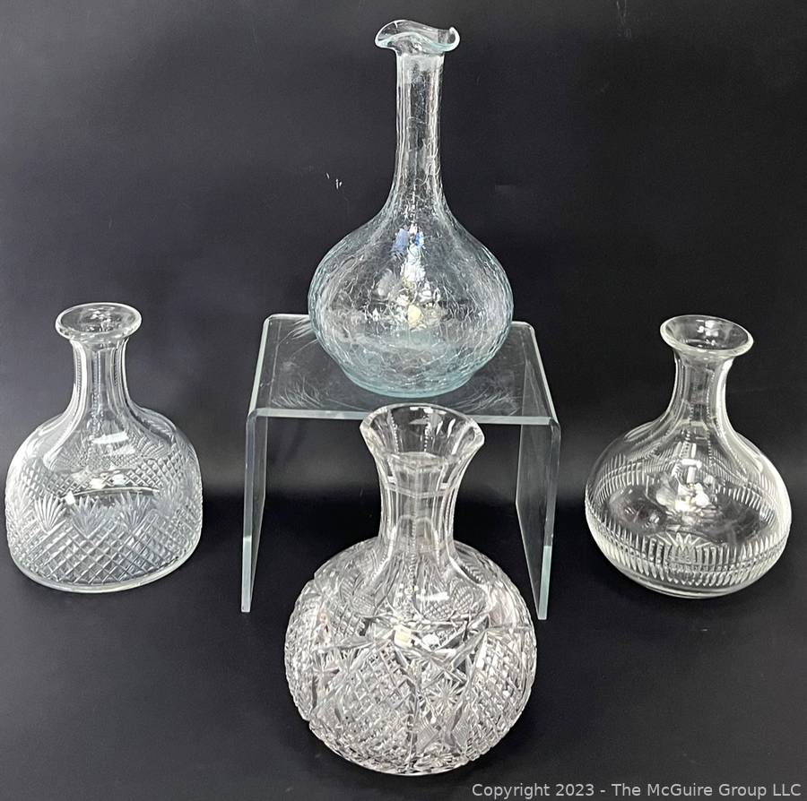 Sold at Auction: Set 8 Faceted BACCARAT Crystal Drink Glasses