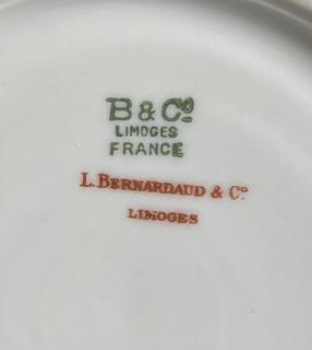 Eight (8) Pieces of Limoges China L. Bernardaud & Co. 