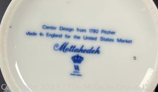 (4) Porcelain Pieces Made by Mottahedeh for the American Market. See Marks. 