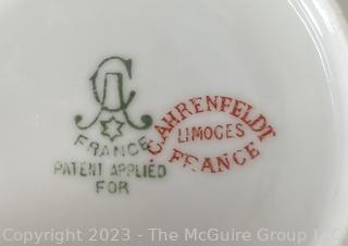 7 European Porcelain Plates including Dresden, Rosenthal and Limoges