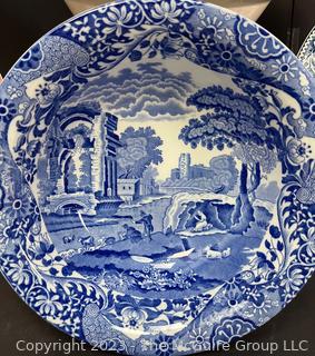 Assortment of Transferware includes Wedgwood Spode Johnson Bros. 
