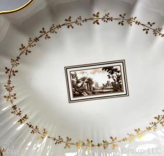 Grouping of Five (5) Porcelain Trays; Coalport, Limoges, Royal Albert, Richard Ginori
Dresden