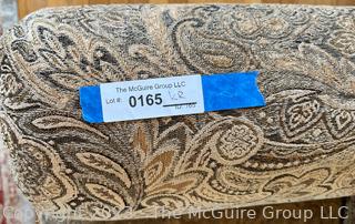 Woven Paisley Rug. Measures 72 x 111"