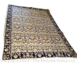 Woven Paisley Rug. Measures 72 x 111"