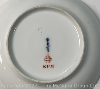 Collection of Porcelain Tea Cups and Saucers with Marks    