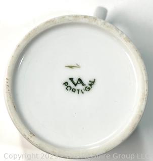 Collection of Porcelain Tea Cups and Saucers with Marks    