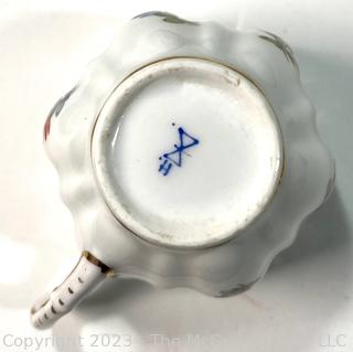 Collection of Porcelain Tea Cups and Saucers with Marks    