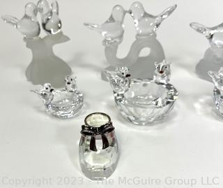 Collection of Crystal Birds