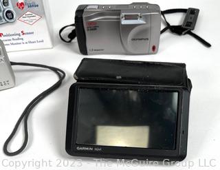 Digital Cameras, Garman Nuvi; Blood pressure monitor; Verizon flip-phone