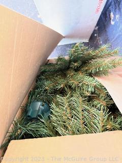 Three (3) Artificial Christmas Trees in Boxes. 