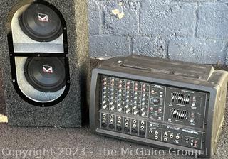 MACKIE 406M FR Series 2 x 250 Watts Amplifier + KICKER sub-woofers