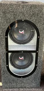 MACKIE 406M FR Series 2 x 250 Watts Amplifier + KICKER sub-woofers