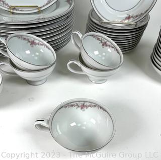 Set of Porcelain Serving Ware by Mikasa in Kensington Pattern