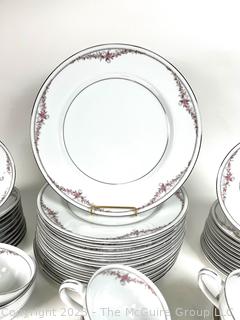 Set of Porcelain Serving Ware by Mikasa in Kensington Pattern