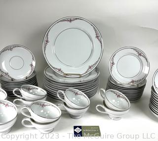 Set of Porcelain Serving Ware by Mikasa in Kensington Pattern