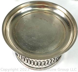 Collection of Serving Items Including Silver Plate and Crystal