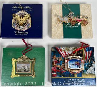 Group of White House Christmas Ornaments