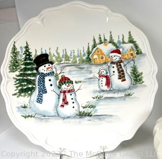 Christmas Holiday Serving Ware Including Lenox