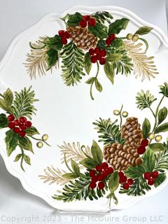 Christmas Holiday Serving Ware Including Lenox