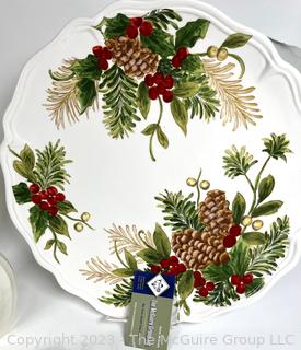 Christmas Holiday Serving Ware Including Lenox