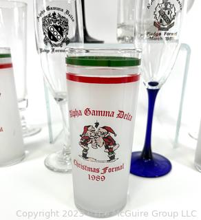 Sorority Fraternity Barware