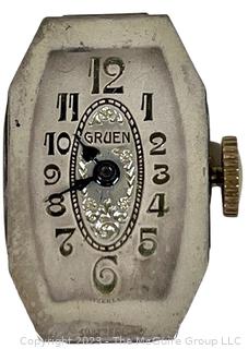 Gruen Art Deco Style Ladies Watch and 14KT Gold Filled Case.