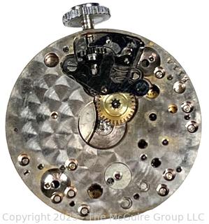 Group of Watch Parts Including Bulova Pocket Watch Movement