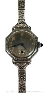 Art Deco Gruen Women's Wrist Watch.  Clasp broken