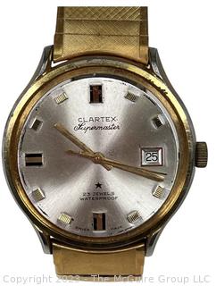 Clartex Supermaster 23 Jewel Swiss Made Waterproof Wrist Watch