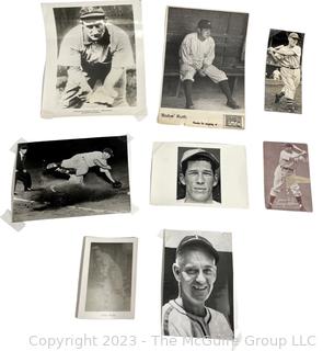 Vintage Baseball Pictures of Honus Wagner, Elmer Valo, Babe Ruth and more