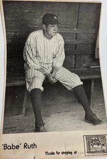 Vintage Baseball Pictures of Honus Wagner, Elmer Valo, Babe Ruth and more