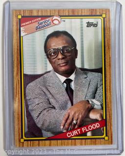 Baseball Cards of Curt Flood