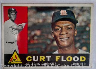 Baseball Cards of Curt Flood