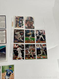 Five (5) Sleeves Of Baseball Cards including Tony Gwynn, Dave Winfield and Ron Darling