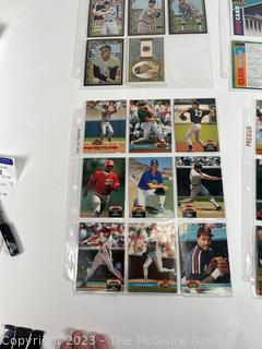 Five (5) Sleeves Of Baseball Cards including Tony Gwynn, Dave Winfield and Ron Darling