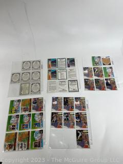 Five (5) Sleeves Of Baseball Cards including Tony Gwynn, Dave Winfield and Ron Darling