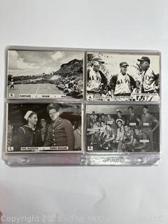 Six (6) Sleeves Of B&W of 1940's Baseball Cards including Connie Ryan, "Skeets" Dickey and Mickey Cochrane