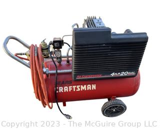 Sears Craftsman 4HP 20 Gal Air Compressor