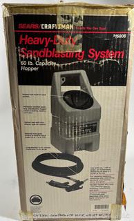 Sears Craftsman Heavy Duty Sandblasting System Model 916808 in Box