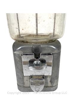 Oak Manufacturing 5-Cent Gumball Machine. 6.5 x 16"T