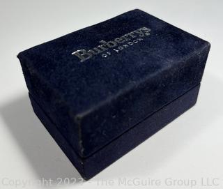 Burberry's Mother of Pearl Cuff Links in Box