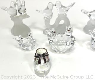 Collection of Crystal Birds