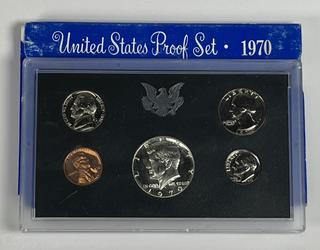 (2) United States Proof Sets 1970, 1983. United States Proof Set (2) 1986. United States Mint Proof Set 1988