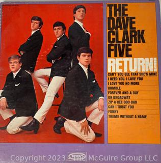 Eight (8) Vinyl Record Albums: Includes: The Dave Clark Five; Bobby Vinton; Tommy James; Chuck Berry; The Vogues; The Lettermen; George Jones and America.