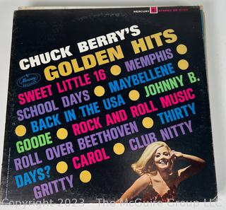 Eight (8) Vinyl Record Albums: Includes: The Dave Clark Five; Bobby Vinton; Tommy James; Chuck Berry; The Vogues; The Lettermen; George Jones and America.