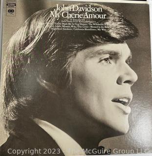 Seven (7) Vinyl Record Albums: Includes: The Turtles; Dawn's New Ragtime Follies; David Essex; John Davidson; Debby Boone; Tavares; and Beach Boys/Carl and the Passions