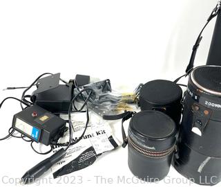 Vintage 35mm Camera Equipment and Lenses (see all photos in the gallery for more detail) 