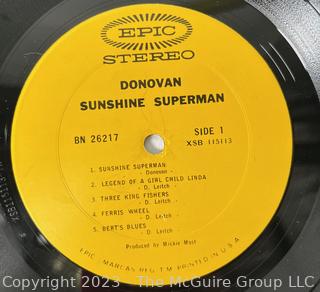 Vinyl Record Album: Donovan, "Sunshine Superman", Epic Records 1966.