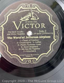 Vinyl Record Album: Jefferson Airplane, "The Worst Of Jefferson Airplane", RCA Victor Records 1970.