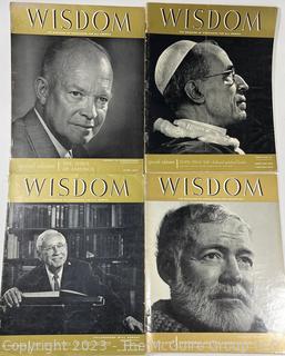 (4) Issues of "Wisdom" Magazine